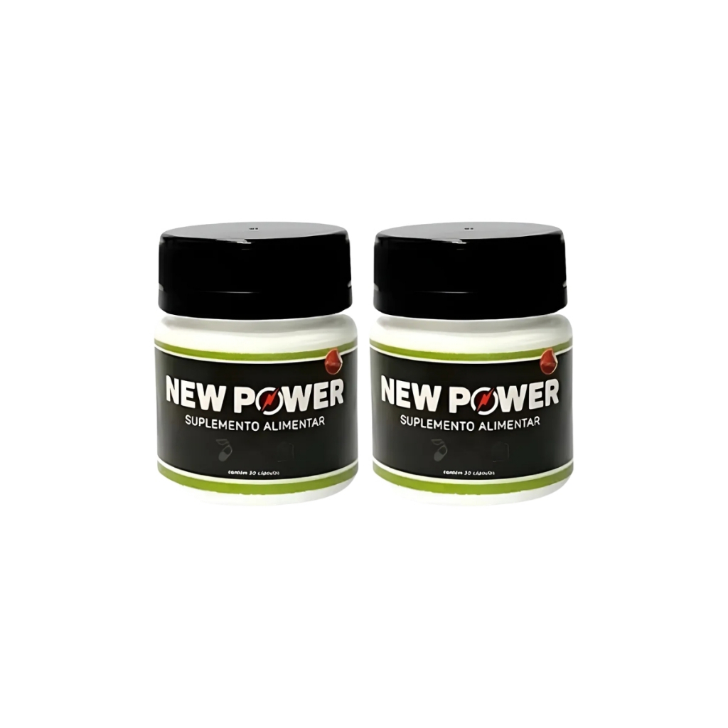 2 Potes Composto New Power Extra Forte 30 Cápsulas 100% Original