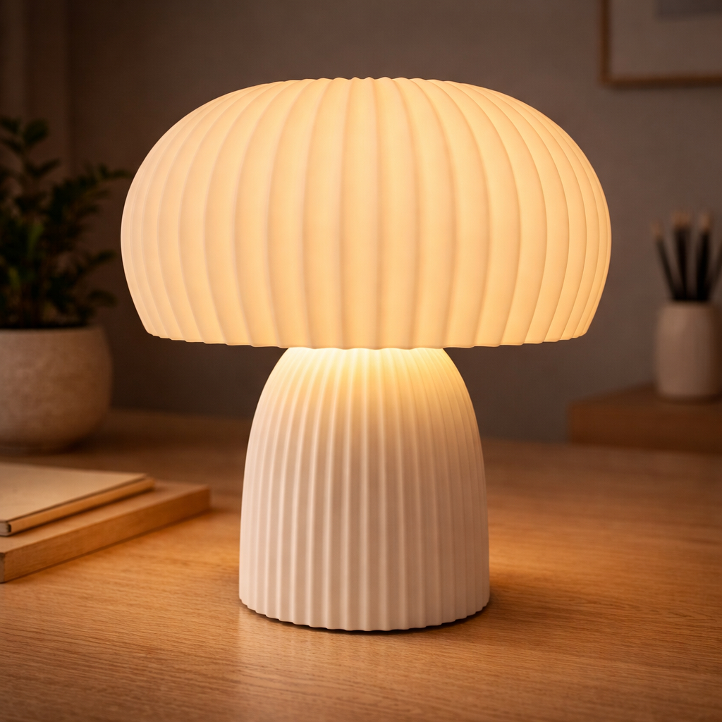 Abajur luminária de mesa Cogumelo abajur quarto sala Pinterest Luminária Muse Mushromm