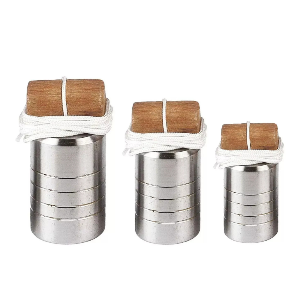 Prumo Para Pedreiro Aço Maciço Pesado 400g 500g 750g 900g Standard