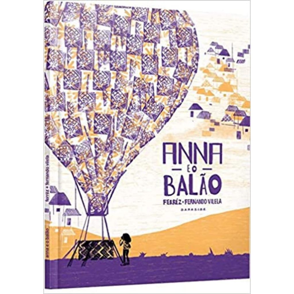 Livro Anna e o Balão - Ferréz e Fernando Vilela - Darkside - capa dura - novo
