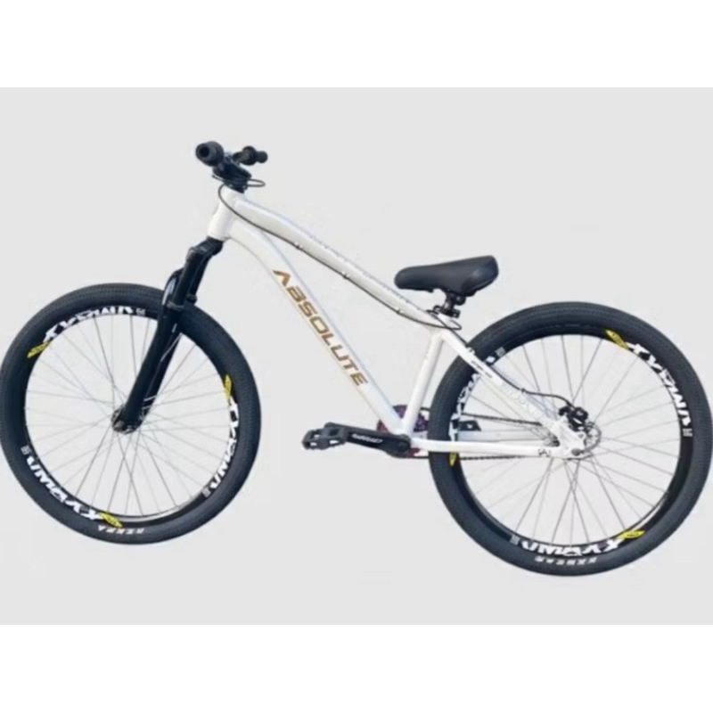 Bicicleta Aro 26 Absolute Brutus Pro Freio Hidráulico, Pneu Flame, Sem Marcha, Aro Vmax, Banco Free ride
