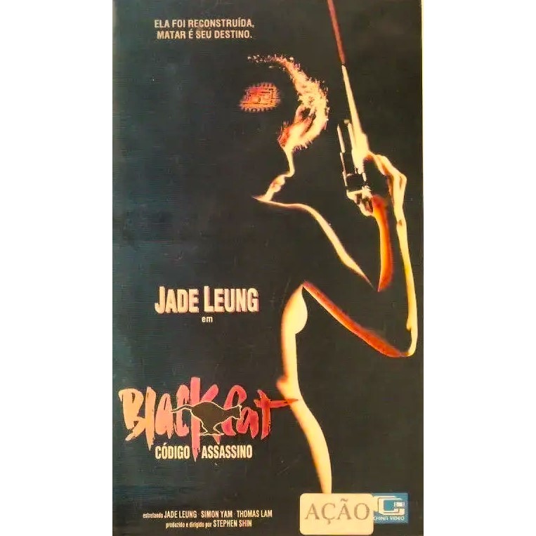 VHS/DVD BLACK CAT CÓDIGO ASSASSINO (Black Cat) Legendado/Jade Leung, Simon Yam, Thomas Lam.