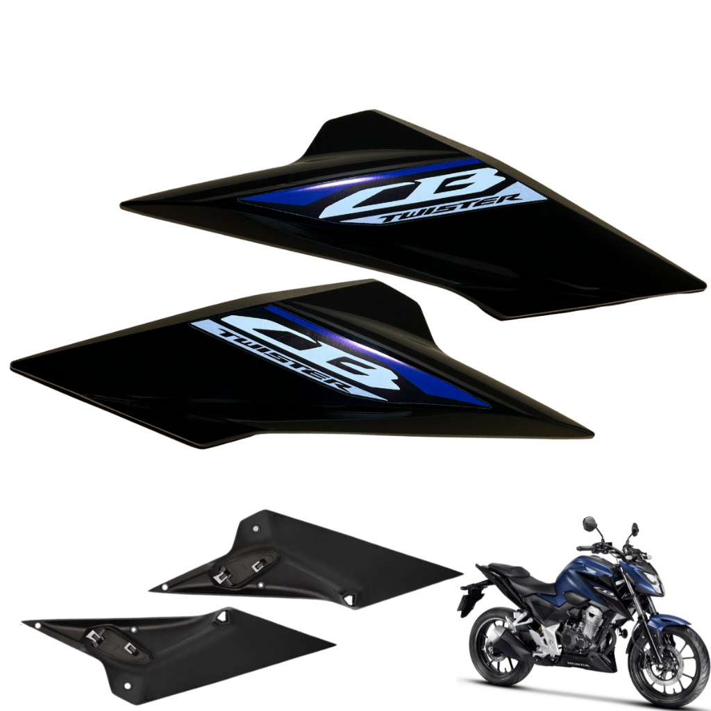 Carenagem Asa Cb300F Twister 2023 2024 2025 2026 Par Aba Tanque Externa Complementos Internos Novo