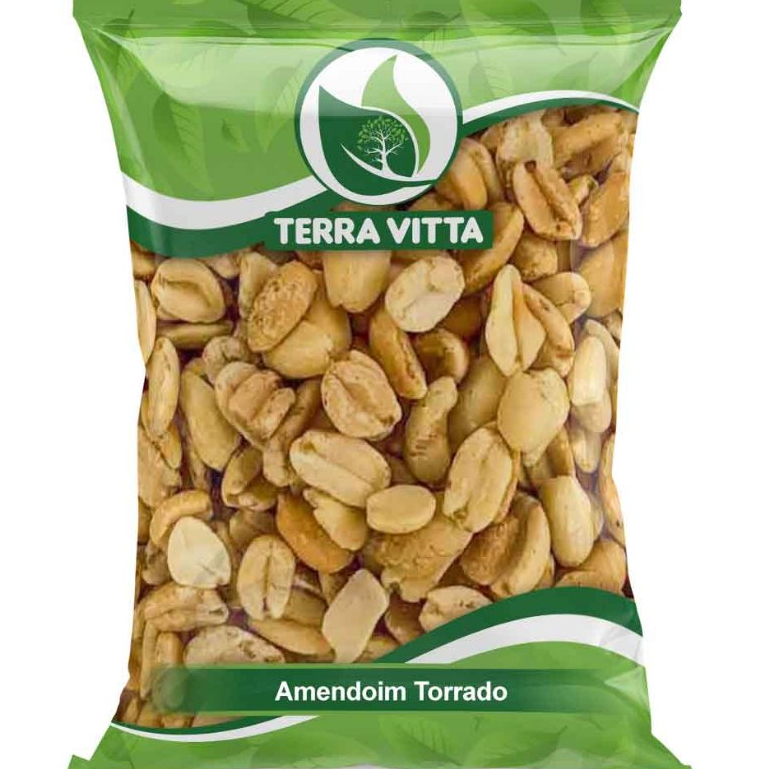 Amendoim Torrado S/Pele S/Sal 1Kg