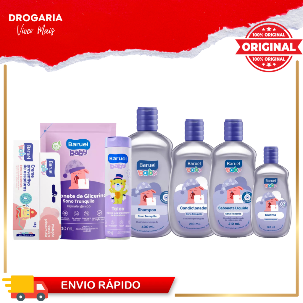 Kits Completo Baruel Baby Sono Tranquilo – Escolha O Seu