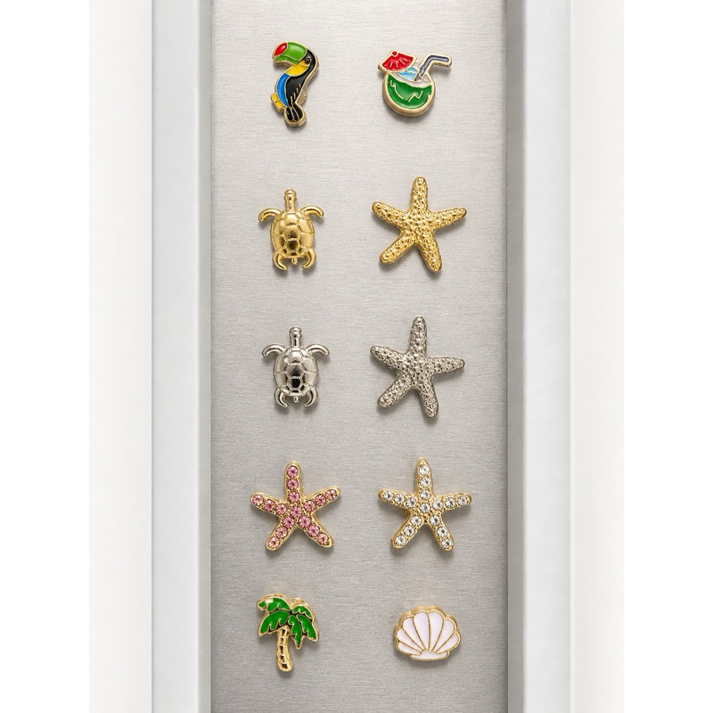 Pins para chinelos (PAR) Pingentes & Pircings