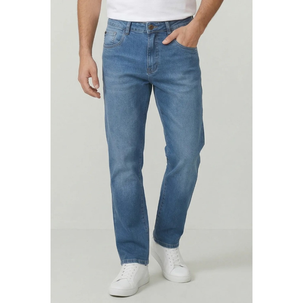 Calça Jeans Masculina Slim Confort Polo Wear