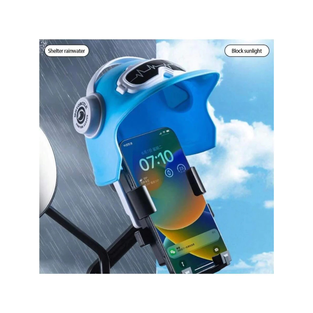 Suporte Para Telefone Celular De Motocicleta Com Capacete Pequeno E Navegação Elétrica De Bicicleta À Prova D'água