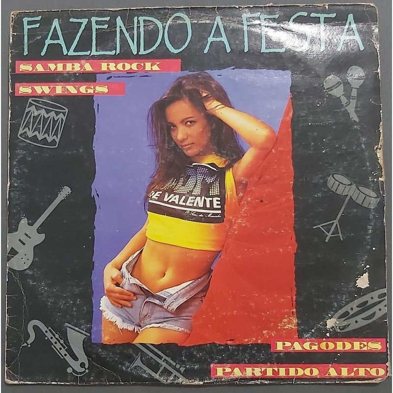 Disco de Vinil LP Som de Valente Fazendo a Festa Samba Rock