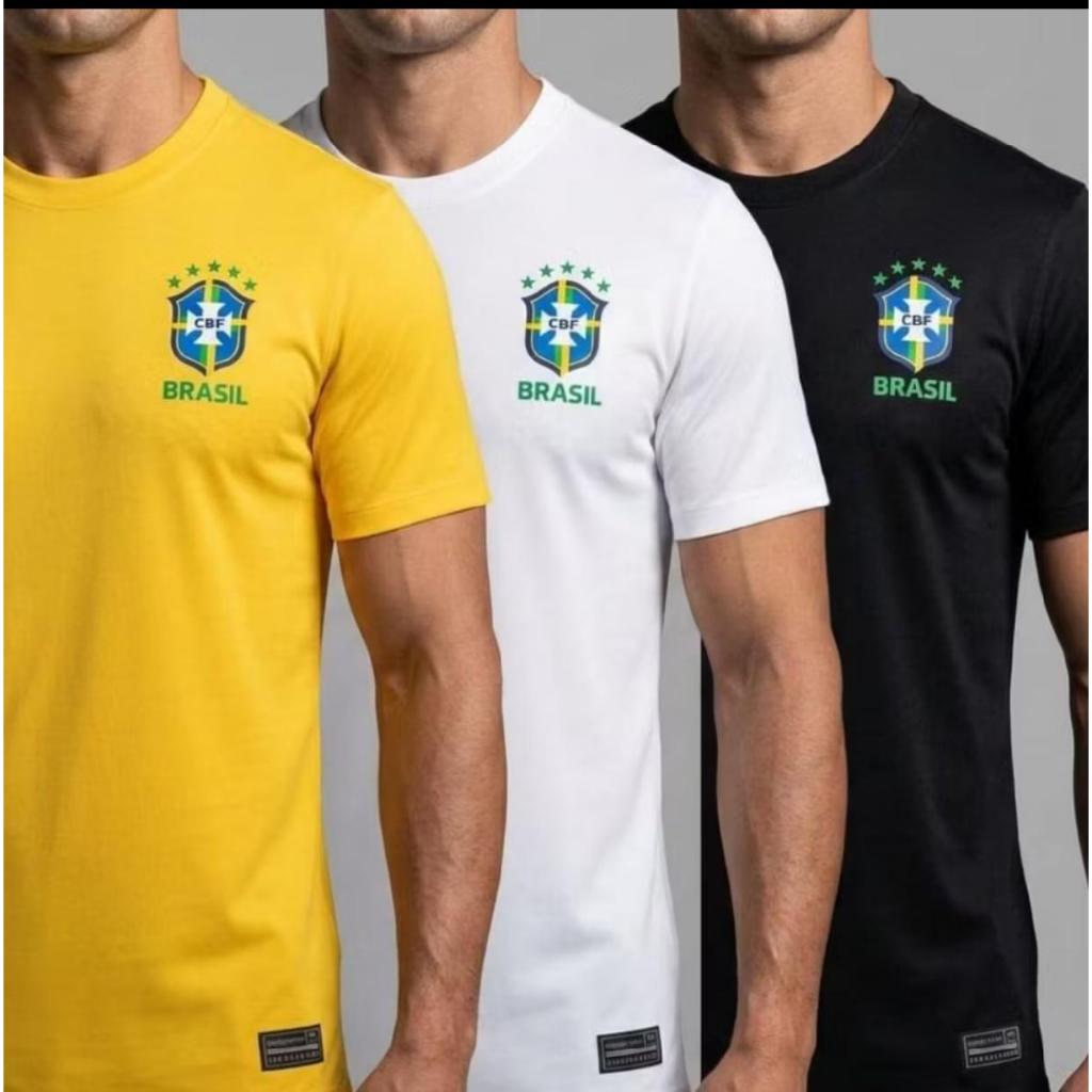Camiseta Esportiva Masculina Brasil 4 cores Tamanho do P ao GG