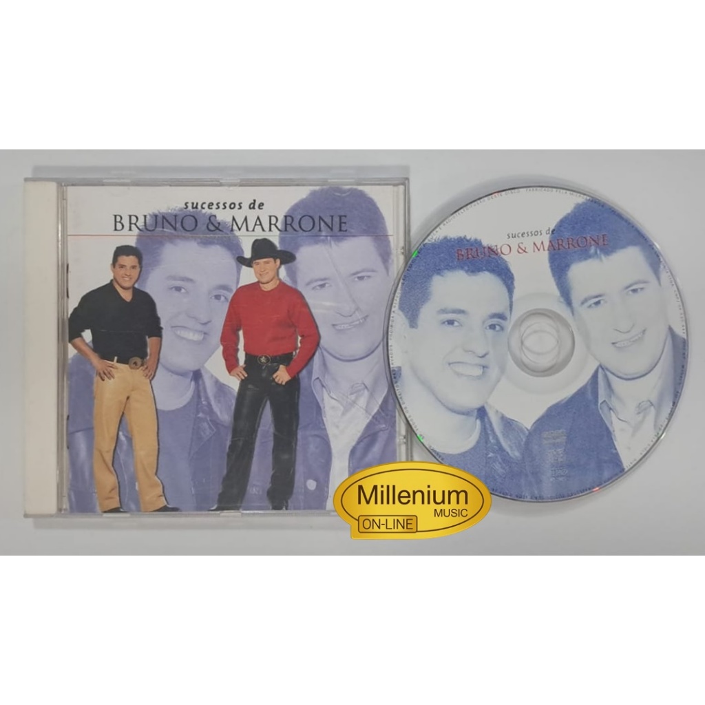 CD Bruno & Marrone Sucessos de Bruno & Marrone 2001 Original Gravadora Colecionador Ótimo Estado