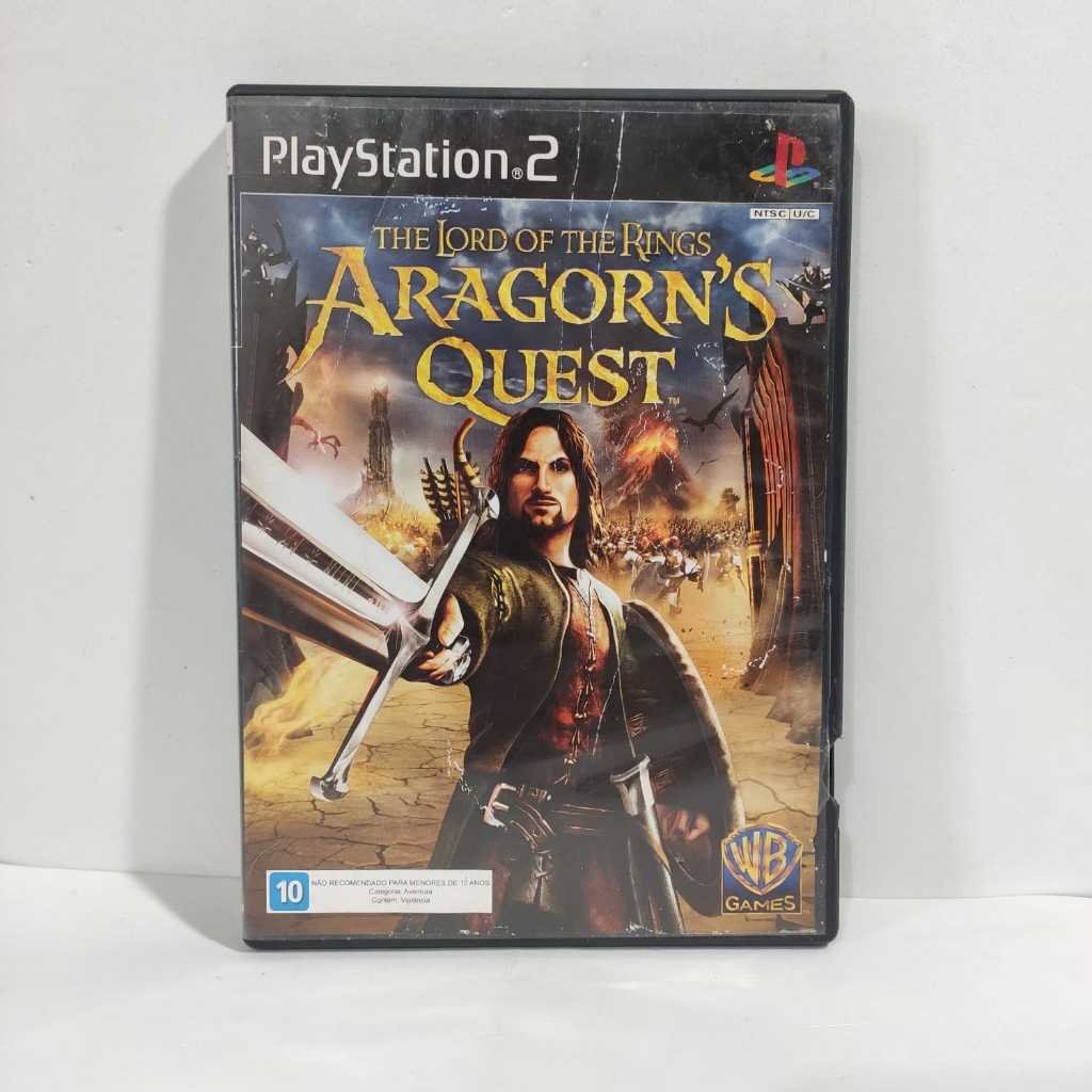 The Lord Of The Rings Aragorn's Quest O Senhor dos Anéis: A Busca de Aragorn - Original - PS2 - USA