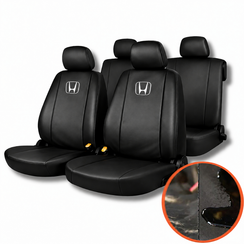 Capa Para Banco Carro 100% Couro Honda New Civic City Hrv