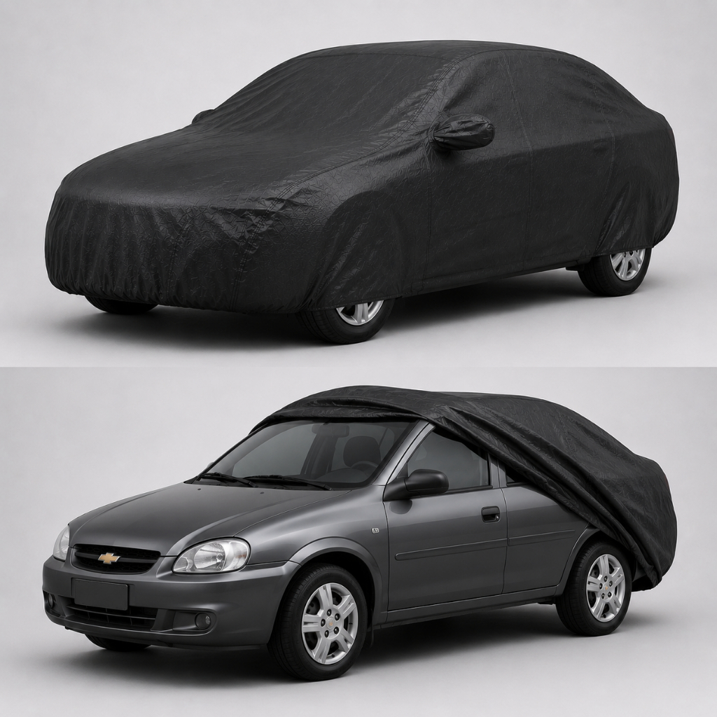 Capa Para Cobrir Carro Universal Impermeável Proteção Sol Chuva Poeira