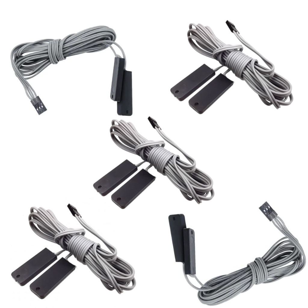 KIT 05 unidades Sensor Fim de Curso Basculante 3 Vias 1,80mt - Motor BV PPA