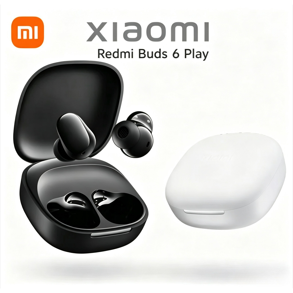 Fone Bluetooth Xiaomi Redmi Buds 6 Play Bluetooth 5.4  20h de Reprodução(ORIGINAL)