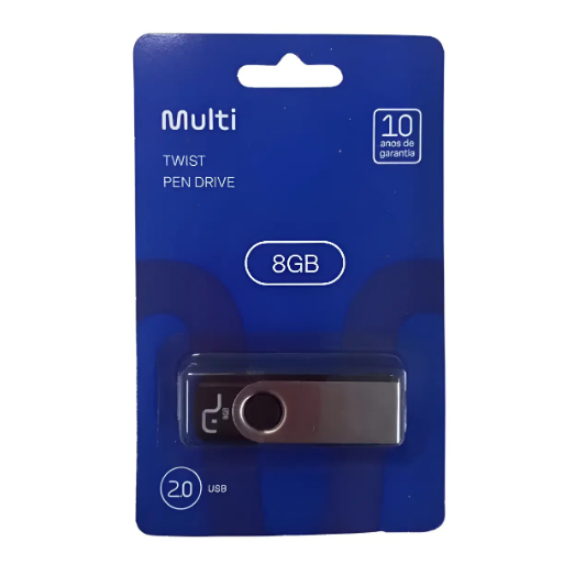 Pendrive 8GB Multilaser Twist PD587