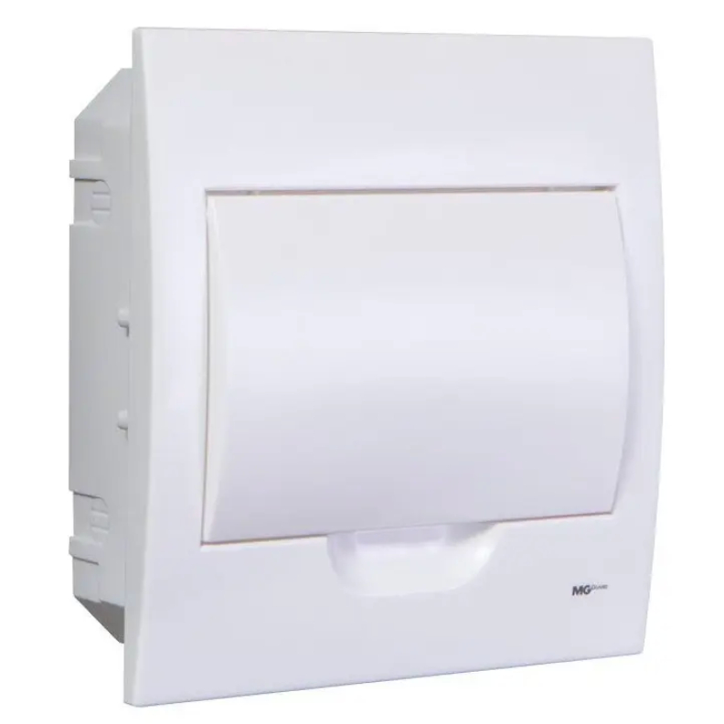 Quadro De Distribuição Embutir MarGirius 8 Polos QDE-08 Para Disjuntores