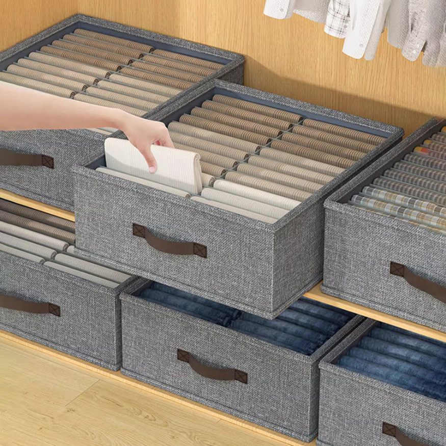 Organizador de Gaveta Roupas Íntimas Com 24 Divisórias Meias Jeans Camisas Dobrável OG-54-ND