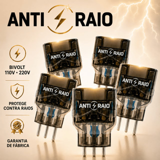 Protetor Anti Raio DPS 10A Tomada Anti Raio Contra Surtos Elétricos 127/220v Embrastec Geladeira