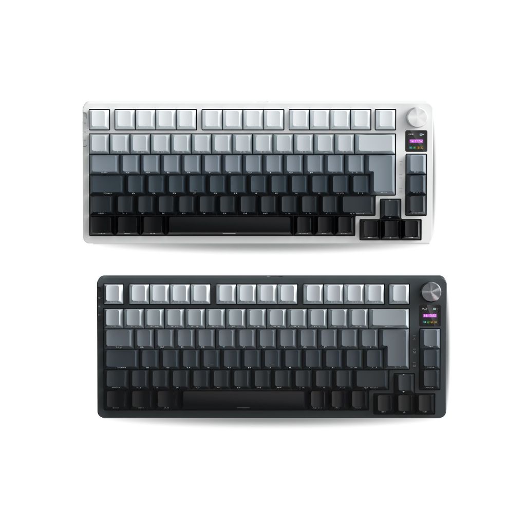Teclado Gamer Mecânico Saiph 60% Bluetooth Switch Huano com fio Hot Swap Rgb Preto Branco Titorion