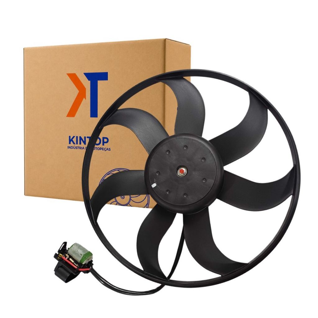 Ventoinha do Radiador Eletroventilador 7 Pás 12v Para Gm Cruze 1.8 16v 2012 a 2016 Kintop 13427160