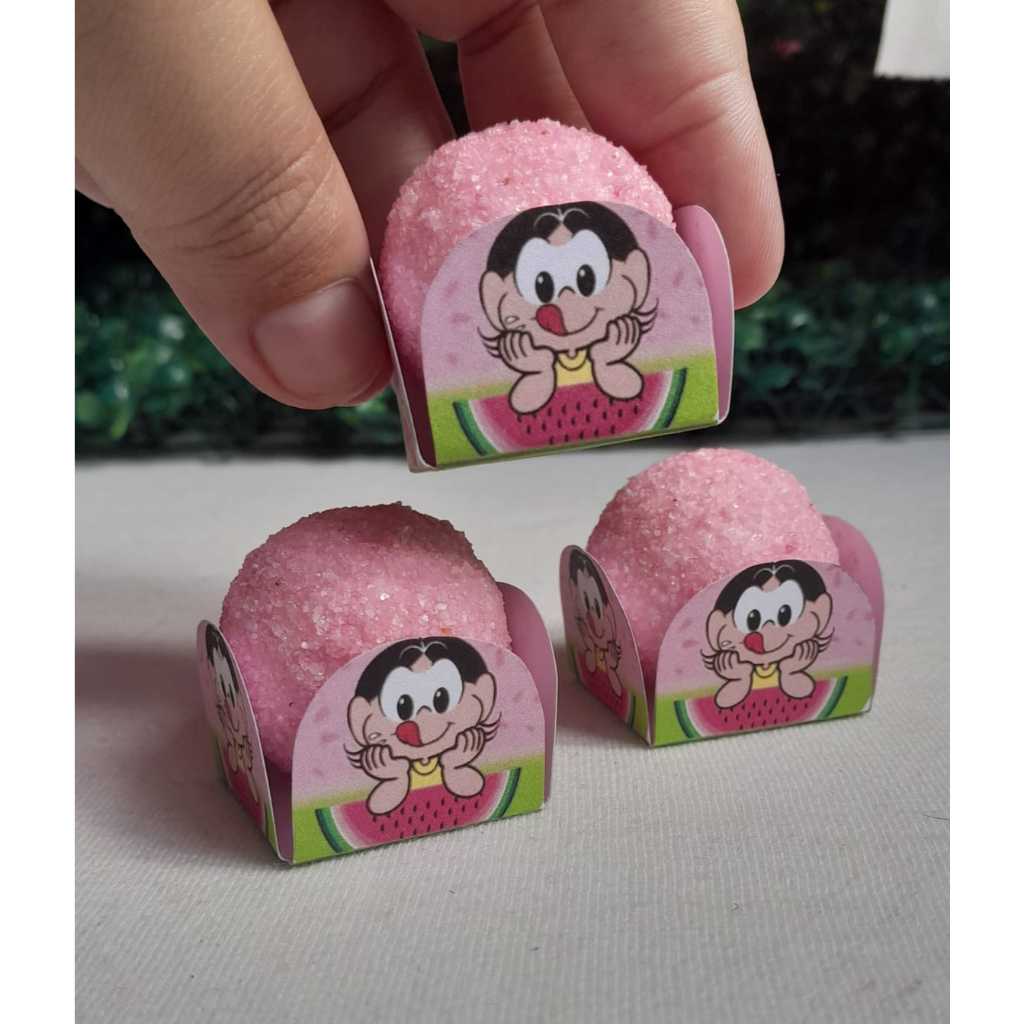 Forminha para Docinho Magali Melancia Rosa Decoração Festa Infantil Lembrancinha