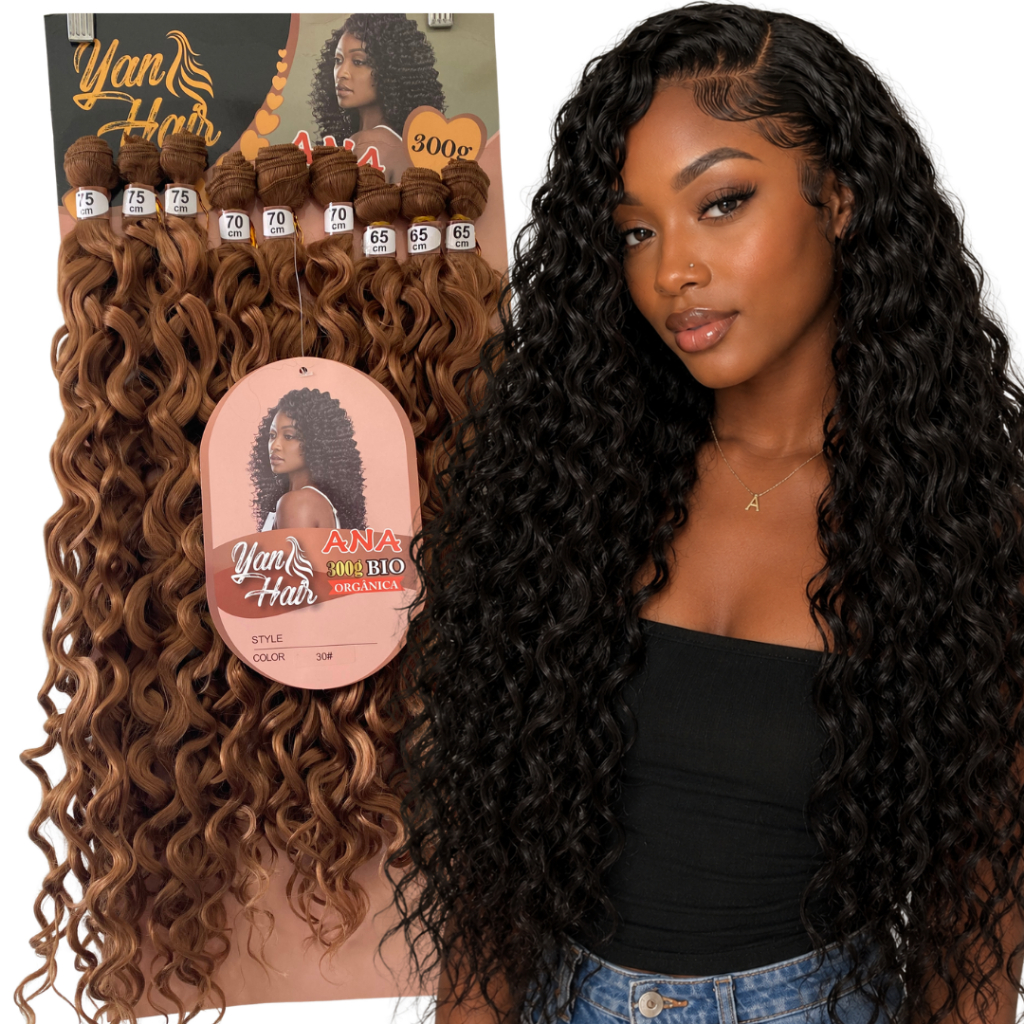 Cabelo Bio Orgânico Ana Cacheado Longo 300g