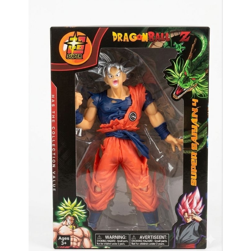 Boneco Goku Dragon Ball Z Action Figure Brinquedo Estátua Colecionável na Caixa