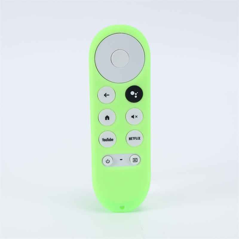 Capa Compatível Para Google Chromecast Controle Tv, Capa Protetora verde Fosforescente