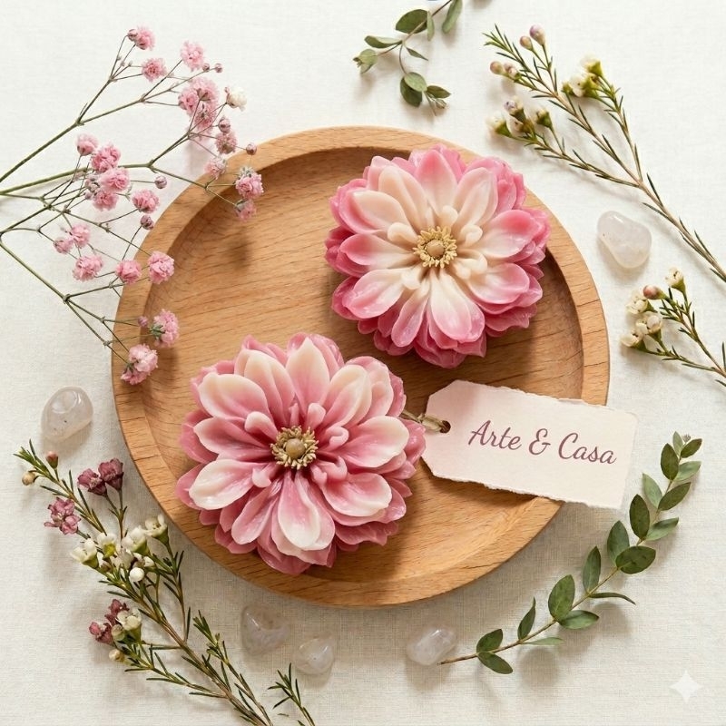 MOLDE DE SILICONE PARA VELA E SABONETE FLOR CAMOMILA 7.5cm