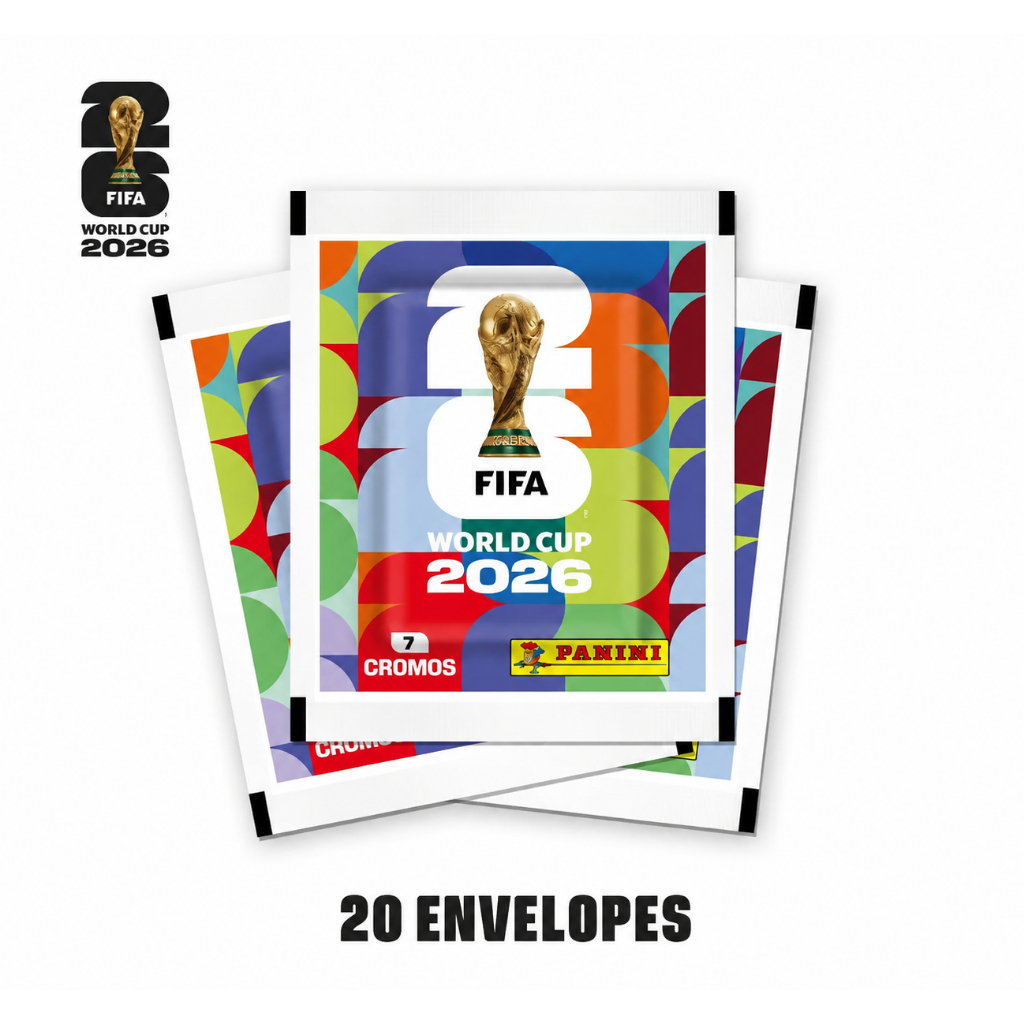Kit 140 Figurinhas Do Álbum Copa Do Mundo 2026- 20 Envelopes
