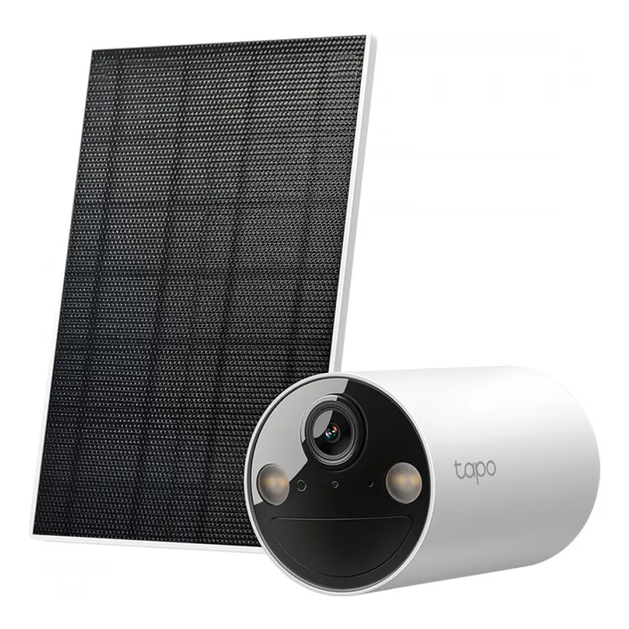 Câmera WiFi TP-Link Tapo C410 com painel solar - Electromundo Cor branca/preta