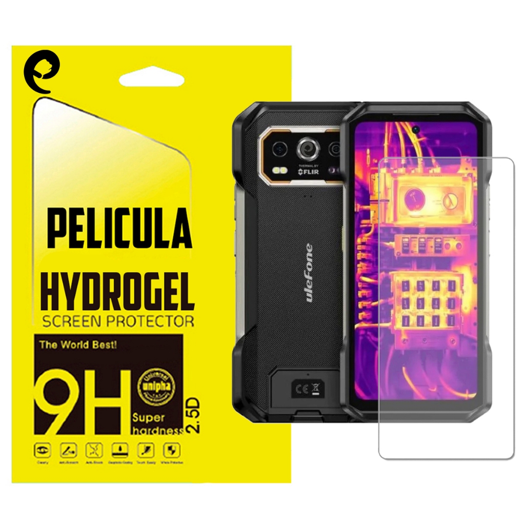 Película Hidrogel Privacidade Fosca Traseira em TPU Protetora Compativel Smartphone Celular Ulefone Armor 27t Pro Plus