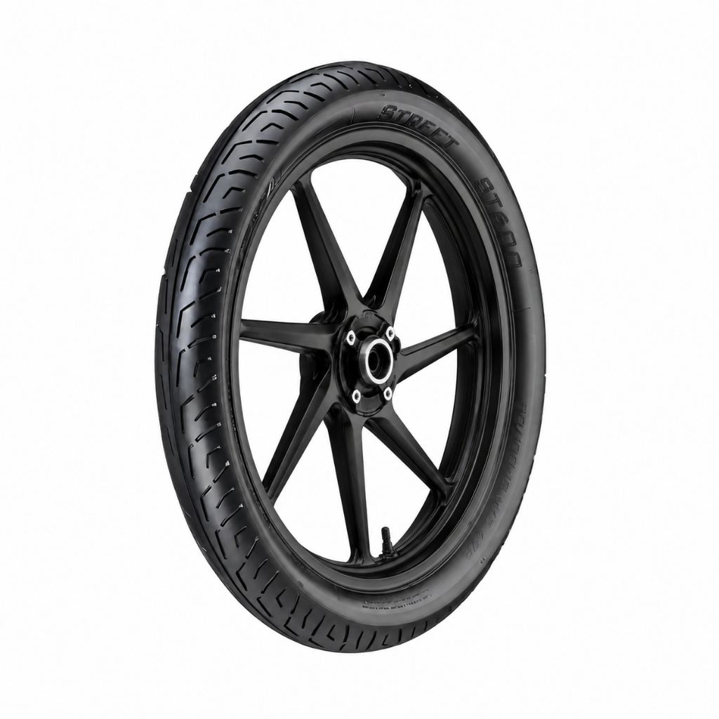 Pneu Vipal 80/100-18 ST600 dianteiro CG Titan Fan Start Cargo Fazer Factor Uso Sem câmara Tubeless