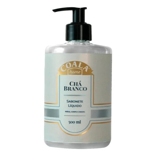 Sabonete Líquido Cheiroso Perfumado Aroma Chá Branco 500ml