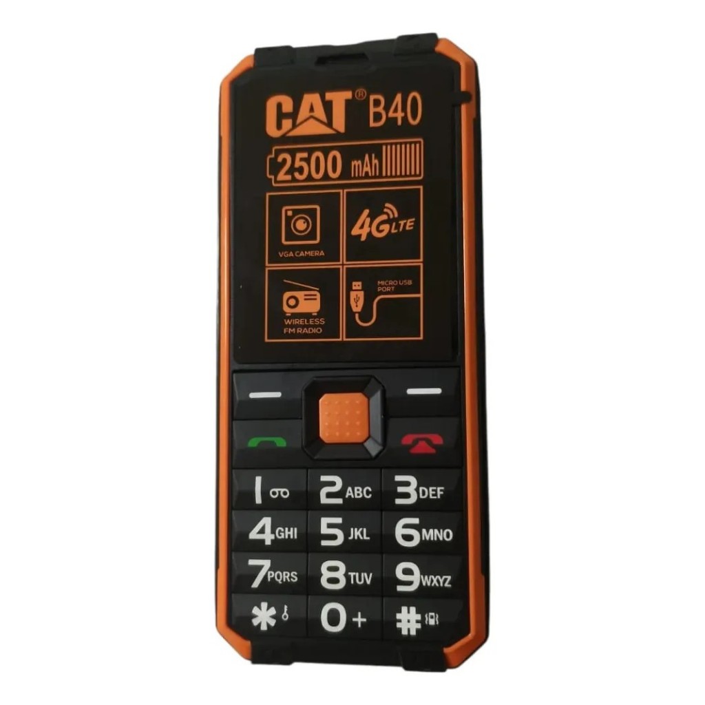 Celular Caterpillar B40 Dual Chip 4G IP67 Celular Robusto à Prova d’Água e Quedas