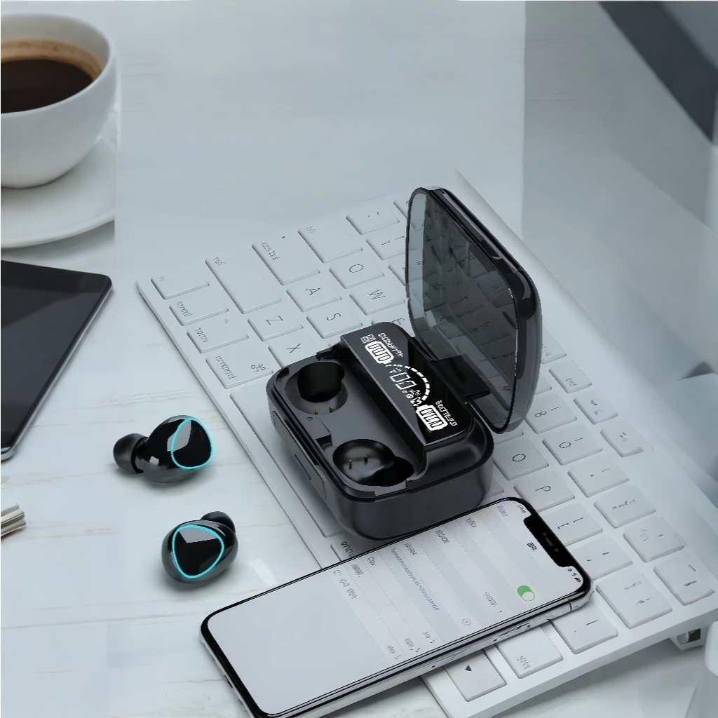 Fone De Ouvido m10 Sem Fio tws Fone Ouvido Bluetooth Est Reo Com Pod Carregador Bluetooth 5.0 Fone