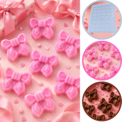1~10 Forma Simples Lacinho 1286 (J3) em Acetato BWB Para Bombom e Doces de Chocolate e Confeitaria (CHOCO)
