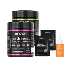 2 Colágenos Verisol com Ácido Hialurônico + Vitamina C - Renova Be
