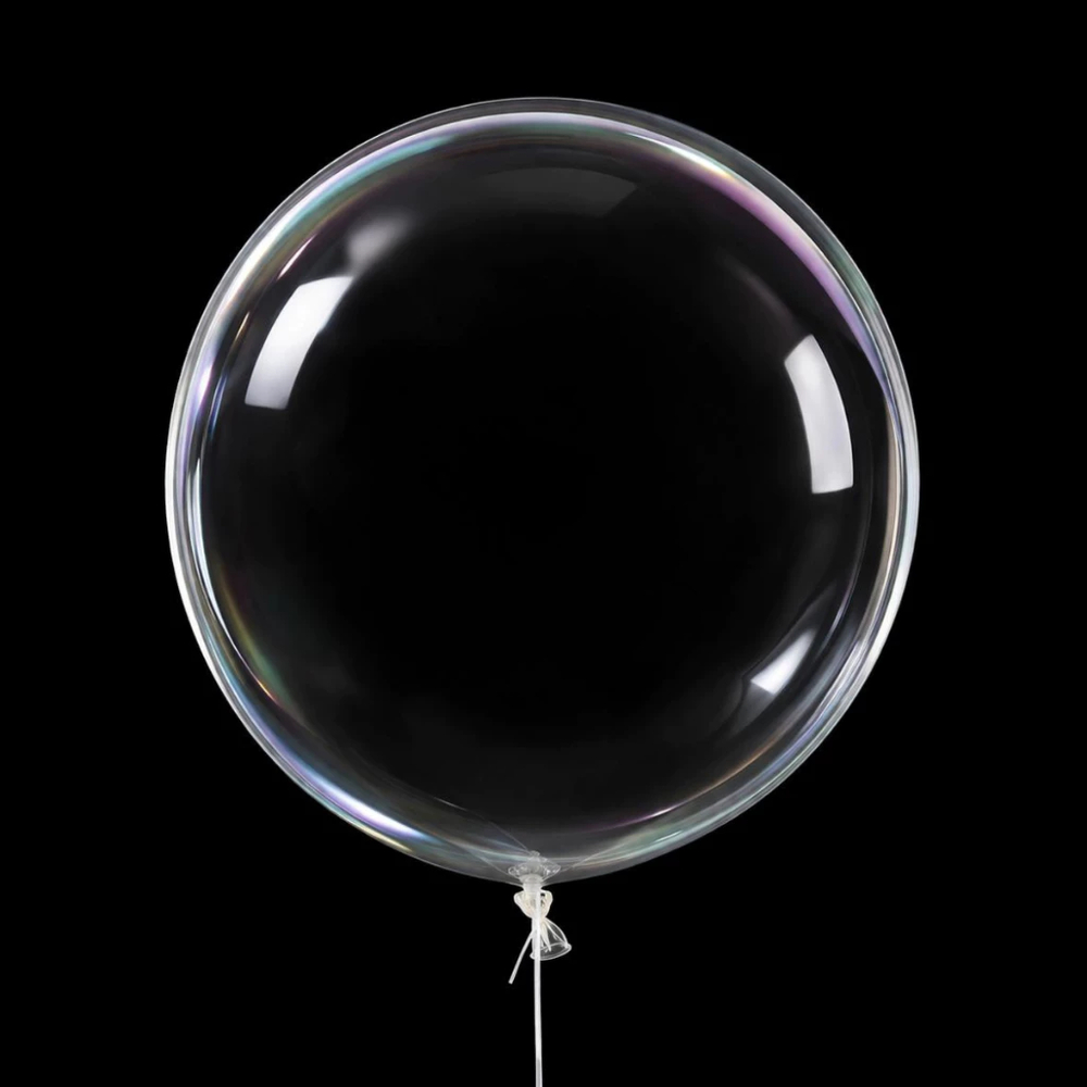 Kit 20 Bexiga / Balões Bubble 24” 60cm Cristal Bolha Transparente – Decoração / Festas e Eventos