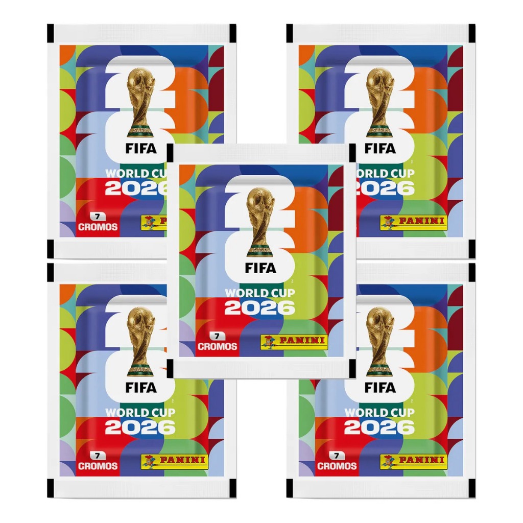 Figurinhas Envelopes Pacotinhos Do Album Copa Do Mundo 2026 Original Panini