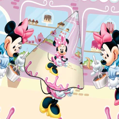 🎉10,20,30 Lembrancinhas chapéus chapeuzinhos Tematico Mimo Aniversario Minnie Confeiteira Rosa