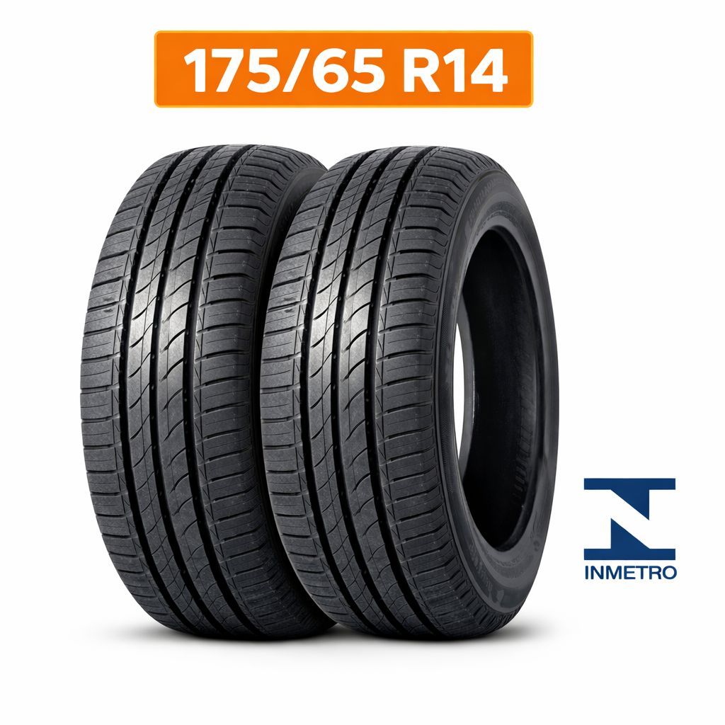 kit 2 Pneus 175/65 R14 Remold Premium INMETRO – Alta Durabilidade | Borracha Reforçada | Garantia | Pronta Entrega