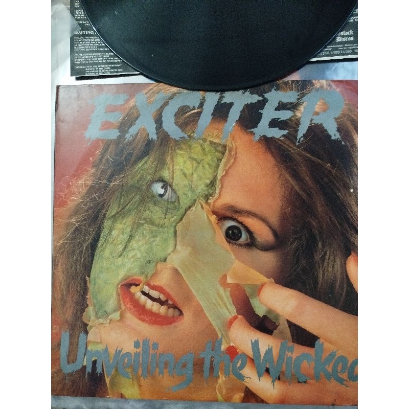 LP vinil Exciter Unveling the Wicked trash death Exodus Motorhead Metallica heavy metal e