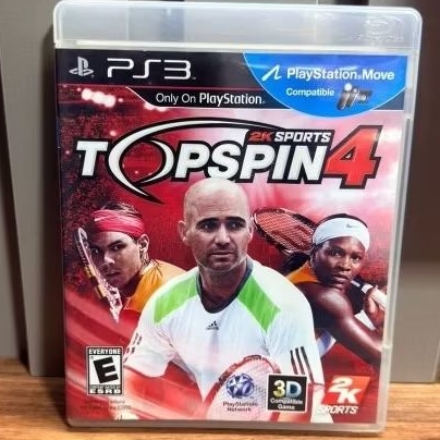 ​Jogo Top Spin 4 PS3 Original Mídia Física Com Manual TopSpin 4 Playstation 3