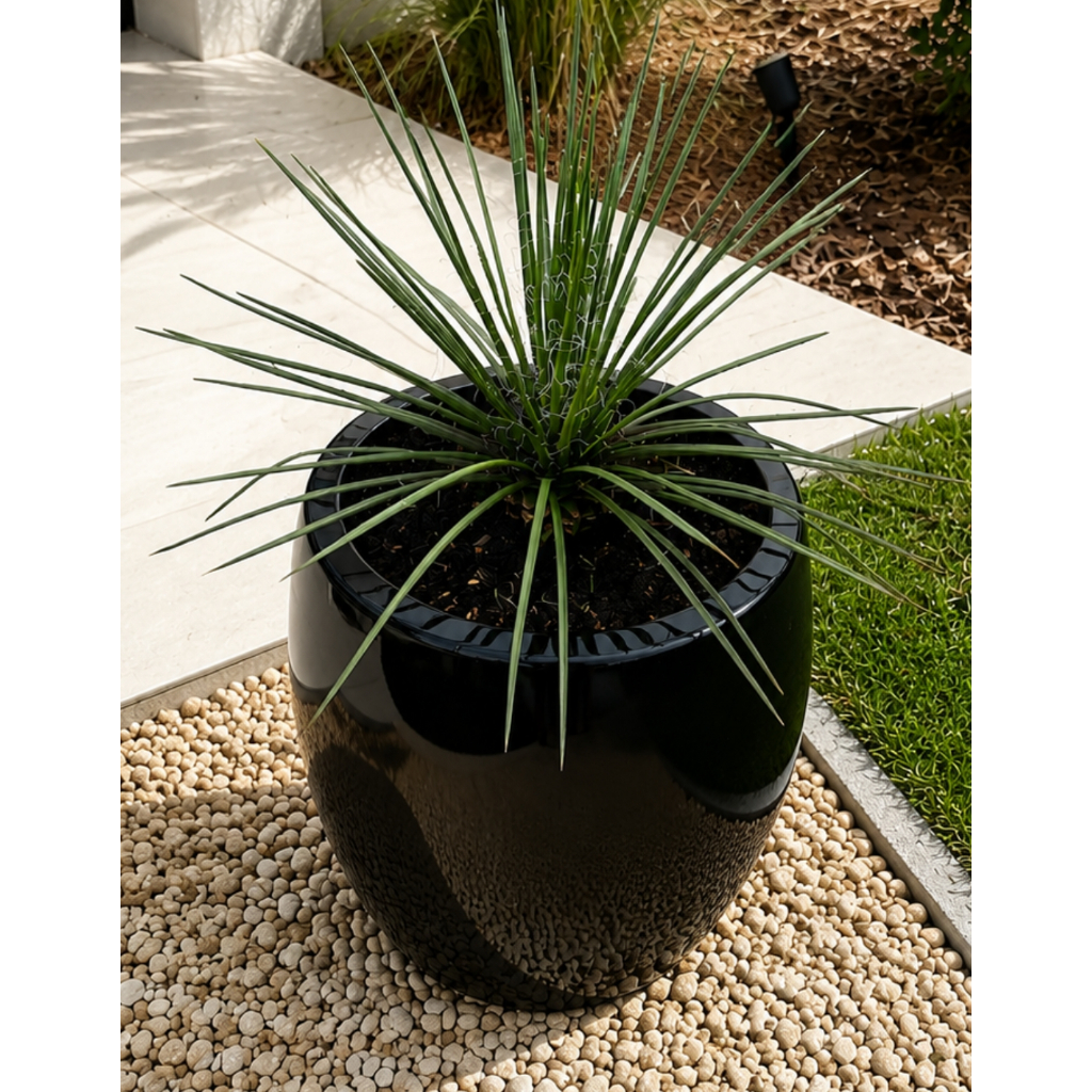 Vaso Fibra De Vidro 48cm Largo Vietnamita Grande Cores