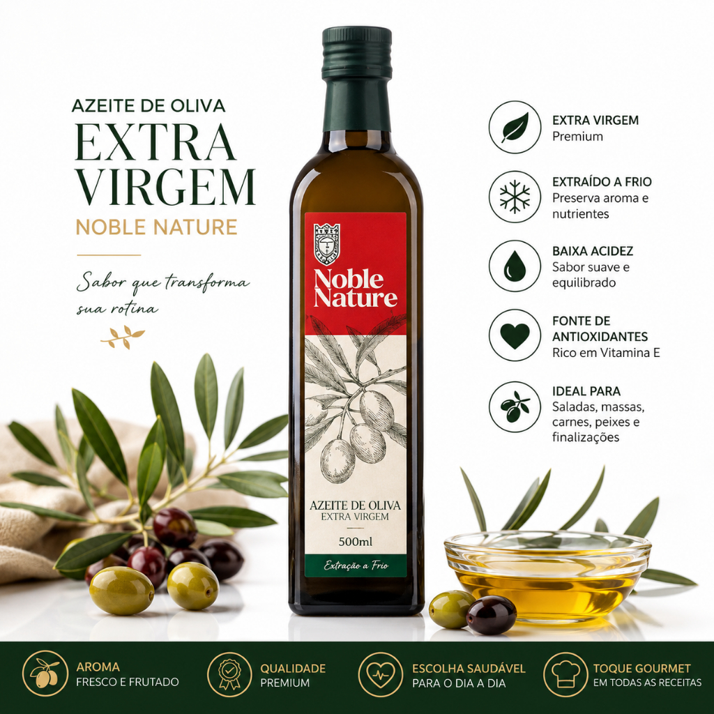 AZEITE DE OLIVA EXTRA VIRGEM NOBLE NATURE 500ML