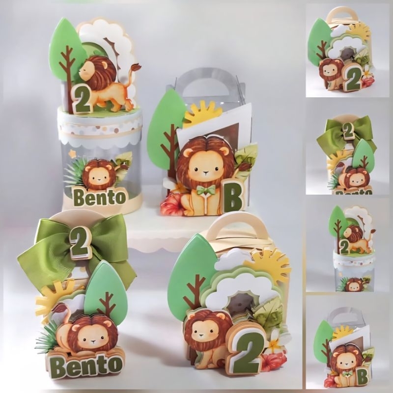 Kit de Personalizados - Leãozinho | Lembrancinhas prontas para festas e Aniversários