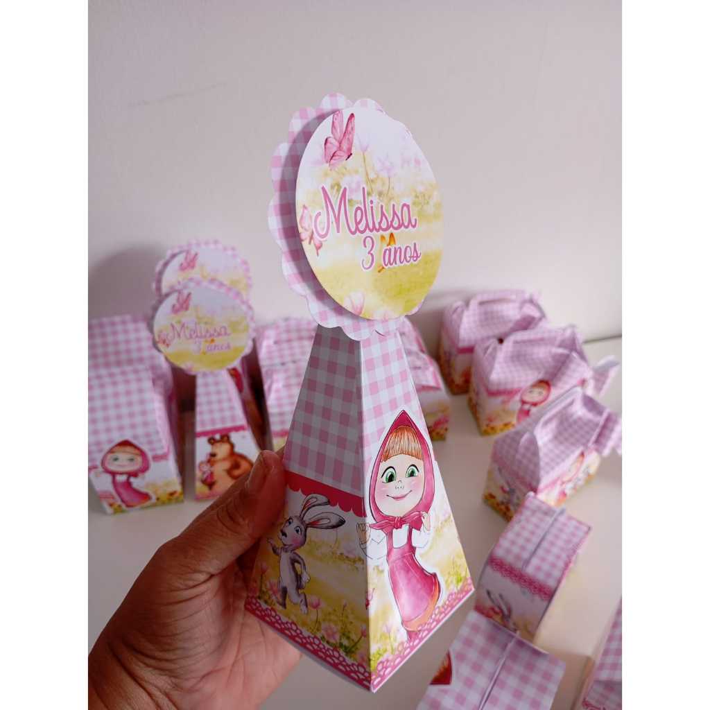KIT FESTA PEGEU E MONTE MARSHA E O URSO/ MASHA/ URSO/15/20/30/40/50